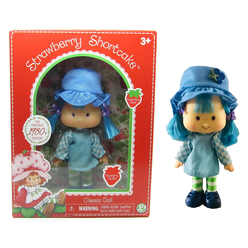 Classic 1980's Design Reproduction Blueberry Muffin Doll 5.5