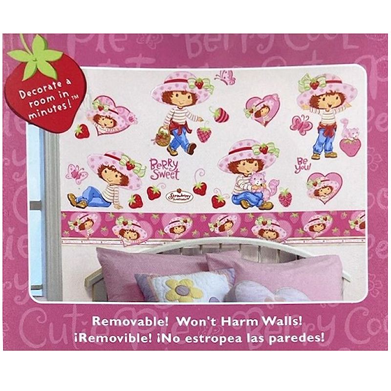 Strawberry outlets Shortcake Valance Curtain Set New 2003 Girls Room Pink Decor