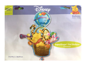 Winnie The Pooh & Friends Jumbo 36" Hot Air Party Balloon Shaped Tigger Piglet Birthday Baby Shower