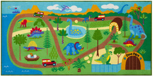 Tapis de jeu éducatif Dinosaures 39" x 80"