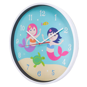 Sea Mermaids Girl 12" Wall Clock