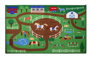 Tapis de jeu éducatif Playing Horses 39" x 80"
