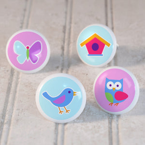Birdie Drawer Knob Set 4pc