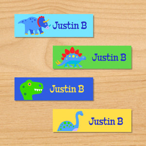 Dinosaur Land Personalized 80 CT Waterproof Mini Labels