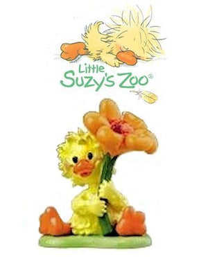Bougie moulée pour gâteau de fête Little Suzy's Zoo Witzy Duck 3" pour baby shower ou anniversaire d'enfant