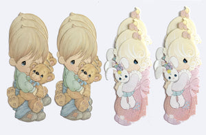 Découpes de papier peint Precious Moments pour garçon ou fille 5" Wallies Découpes de papier peint Stickers muraux Décoration de chambre
