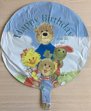 Suzy's Zoo Gang Happy Birthday From All of Us 18" Party Balloon
