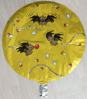 Suzy's Zoo Suzy Cat & Ollie Wizard Happy Halloween 18" Party Balloon