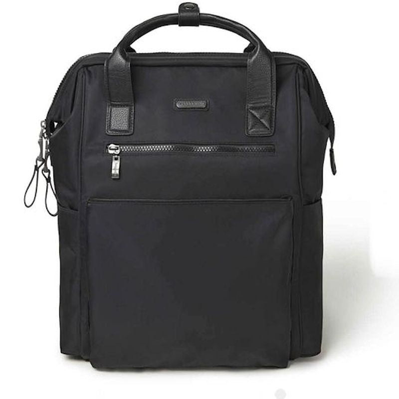 baggallini travel backpack Modern Convertible CBD847 Square Luggage down straps to keep clothing secure Main compartment expands 1.5 for extra capacity Generous exterior pocketing for easy access to items while on the go Interior tablet pocket Luggage sleeve Exterior dimensions Baggallini Travel Backpack Gray Multi