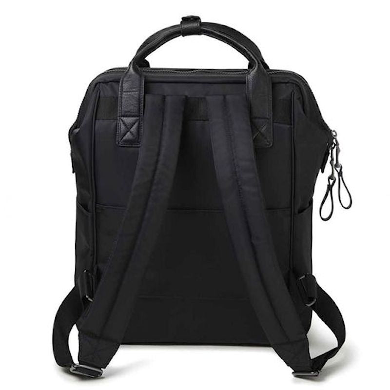 baggallini laptop backpack Baggallini Black Backpack Bag Soho Laptop Travel Office School Handbag Black New Bagg