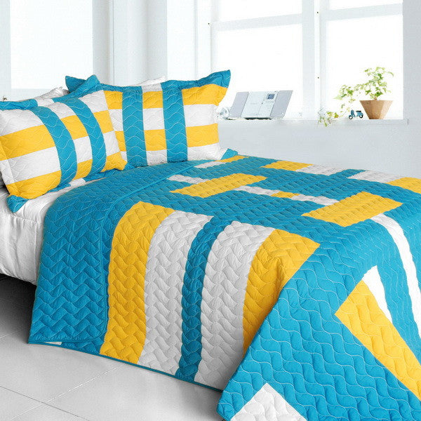 Yellow and best sale blue bedding