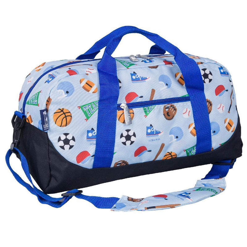 Blue Sports Games Kids Shoulder Duffel Bag – Kidsroomtreasures.com