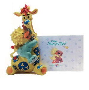 Cadre photo souvenir pour bébé Little Suzy's Zoo Patches Giraffe & Witzy Duck pour photo 3,5" x 5"