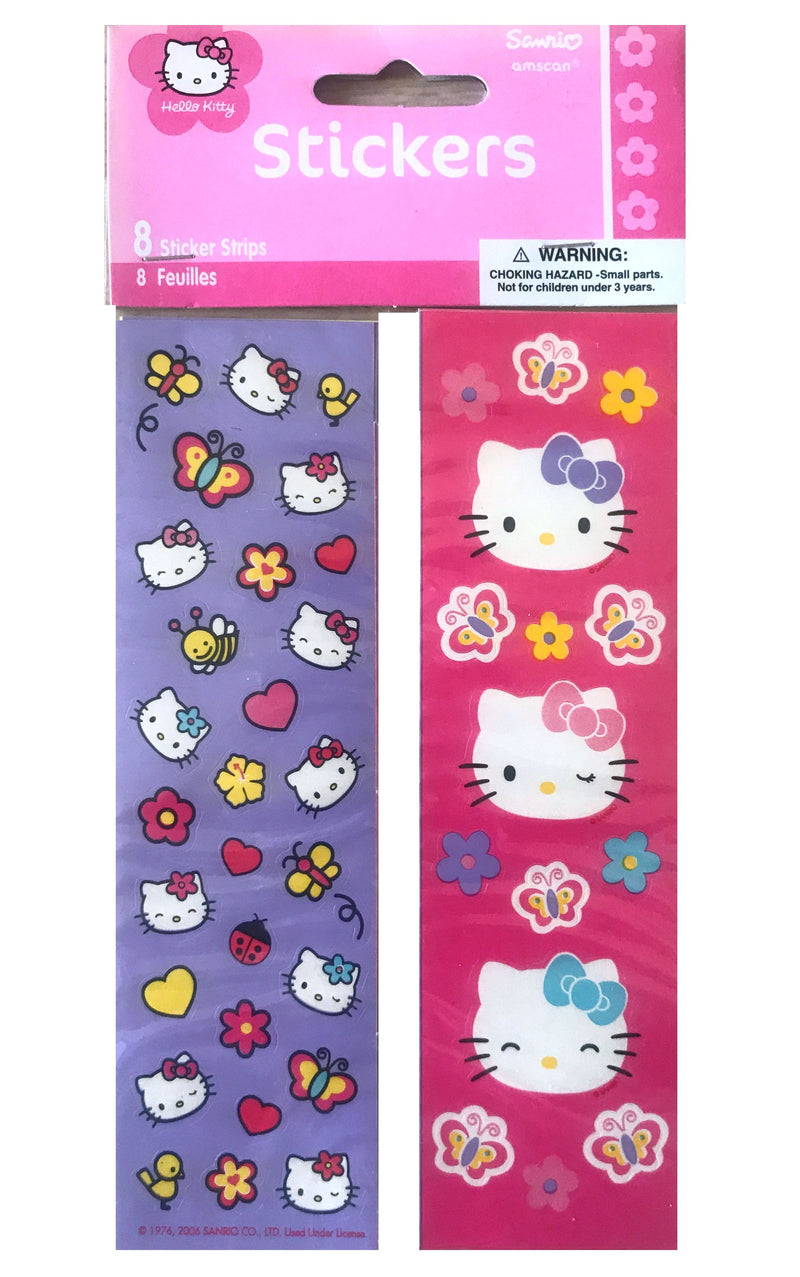 Hello Kitty Stickers 8 Sheet Bundle ~ 100 Hello Kitty Stickers for Hello  Kitty Decorations Party Supplies Party Favors and More (Hello Kitty  Stickers