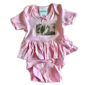 Pink Baby Girl Onesies One-Piece Underwear Outfit with Tutu
