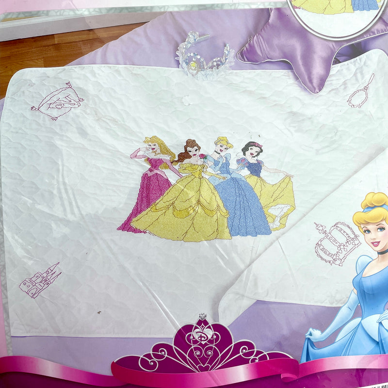 New Vintage Disney Princess Counted Cross Stitch Quilt Kit or PDF Patt –