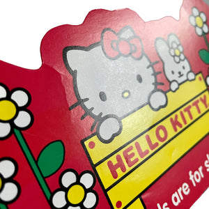 Vintage 2000 Die Cut Hello Kitty Valentines Valentine Card Set of 2