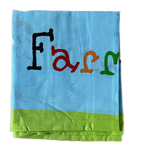 Apple Tree Farm Kids Pillowcase Rooster & Hen 19" x 29"