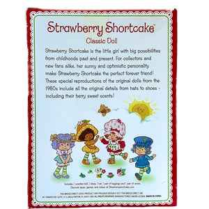 Classic Retro Look Strawberry Shortcake Orange Blossom 6" Doll African American 2017 Bridge Direct 1980's Design