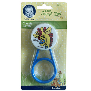 Little Suzy's Zoo Patches Giraffe Baby Plastic Classic Rattle Toy Vintage Collectible NEW