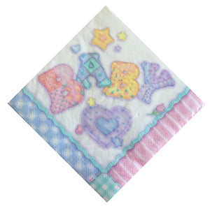 Baby's Quilt Baby Luncheon Large Napkins - Front