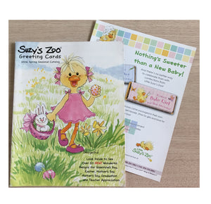 Catalogue promotionnel de printemps 2006 de Suzy's Zoo pour la Saint-Valentin et Pâques - Suzy's Zoo Studios