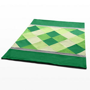 Green Patchwork Blanket Style F - 029