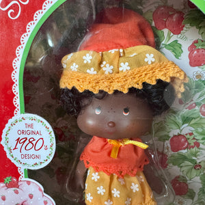 Classic Reproduction Strawberry Shortcake 1980s Design Orange Blossom 6" Doll African American 2017 Bridge Direct Collectible Reissue