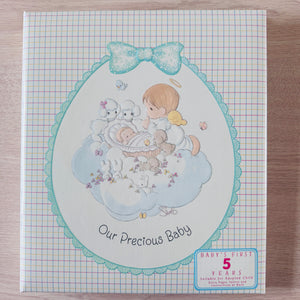 New Vintage 1995 Precious Moments Baby Memory Book of First Years Refi KidsRoomTreasures.com New Vintage 1995 Precious Moments Baby Memory Book of First Years Refi KidsRoomTreasures.com