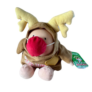 Poupée Ziggy renne de Noël C'EST LA SAISON Peluche Message Messenger Peluche par Russ Vintage Rare 9" 2005 Collectible