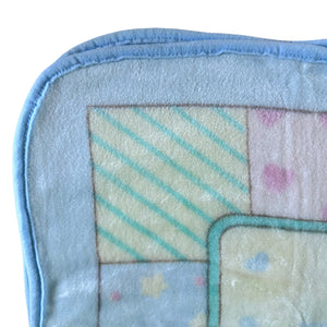 New Vintage 2000 Precious Moments Bedtime Pajamas Girl Boy Baby Blanket Luxury Plush Crib Throw 30" x 45" Sweet Dreams Velour Velvet Thick Minky Y2K