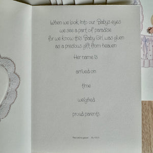 Vintage New 2004 Precious Moments Baby Memory Book of Baby's First Years Keepsake Baby Shower Gift by Stepping Stones