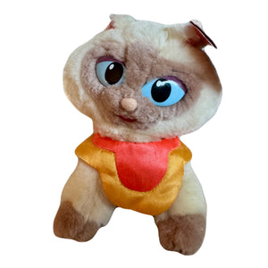 New Vintage Sagwa The Chinese Siamese Cat Plush Toy 6" Plush Collectible Stuffed Doll by Panache Place PBS Kids Show 2002