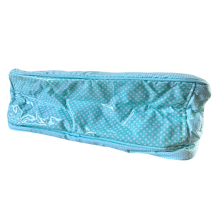 Vintage Rare New Precious Moments Style Green Boy Medium Diaper Bag with Bonus Teething Toy Ring Elegant Kids 2000 Baby Shower Gift