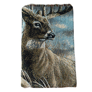 48" x 60" Buck & Doe Woven Blanket by Milette