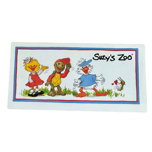 Vintage New Suzy’s Zoo Checking Transaction Register with Plastic Sleeve 1998 Checkbook Accessory