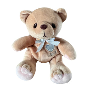 Cherished Teddies FOLLOW THE RAINBOW Vintage Beanie Bear 7.5" Brown APRIL Month 1999 Collectible Soft Stuffed Plush Toy