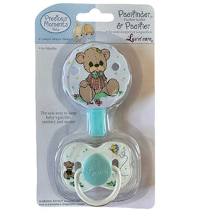 Vintage 2006 New Precious Moments Pacifiers 3-Pack or 2-Piece Pacifier with Clip / Holder 6+ Months