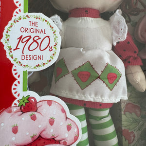 Rare Classic Retro Look Strawberry Shortcake 2PC Doll Set - Reproduction of 1980's Vintage 14" Rag Doll & 6” Doll - Collector's Edition Box with Two Dolls 2017