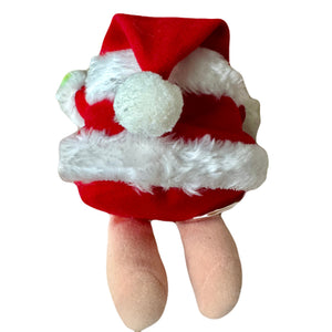 Vintage Ziggy Christmas Plush Santa Claus Costume JOLLY HOLLYDAYS 7" 1975 Collectible Tom Wilson Soft Plush Stuffed Toy
