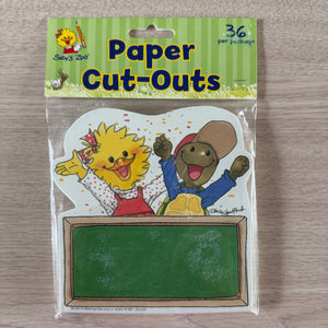 Vintage Suzy's Zoo Suzy Duck & Corky Turtle 36 CT Paper Cut-Outs Classroom Student Teacher Supply Product