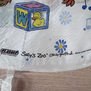 Animales del zoológico de Little Suzy en una canasta gigante de bienvenida al bebé Globo gigante de 33" para baby shower Pato Oso Conejito Jirafa