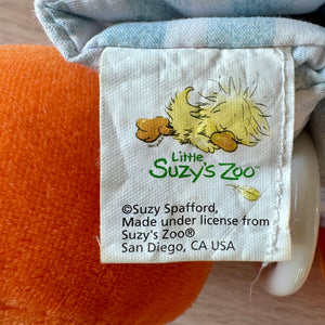 Vintage Little Suzy's Zoo Witzy Yellow Duck Large Baby Infant Musical Crib Pull Down Plush Toy 16" Rare Collectible Stuffed Plush Doll by Prestige Toy