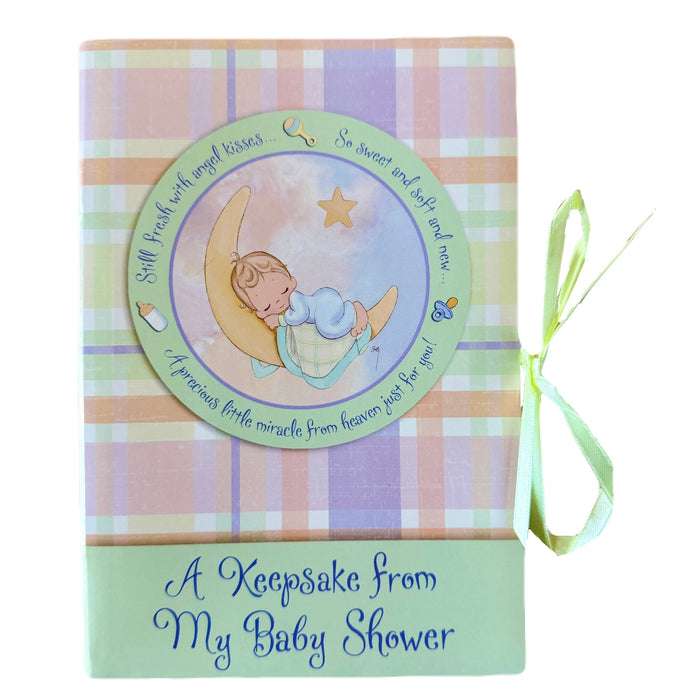 Vintage Precious Moments 'A Keepsake from My Baby Shower' Book Party Memory Record Booklet of Guests & Gifts