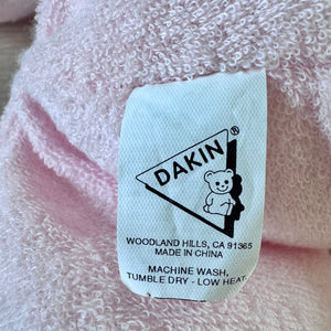 Vintage Precious Moments Terry Cloth Soft Plush Baby Doll 1995 Dakin Avon Lovey Pink Girl Collectible Beanbag Stuffed Toy 10"