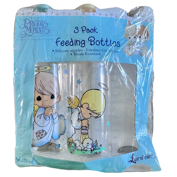 Vintage Precious Moments Baby Angel Bottles 8oz - 2-Pack Nursers Newborn New Baby Shower Gift