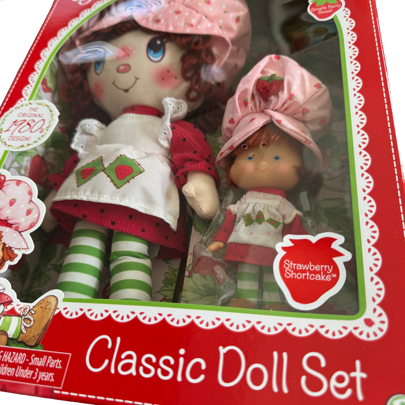 Rare Classic Retro Look Strawberry Shortcake 2PC Doll Set