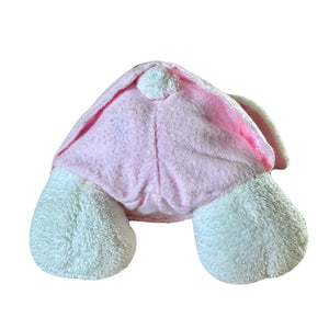 Vintage Rare Talking Precious Moments 9" Baby White & Pink Girl Bunny Rabbit Plush Soft Rag Doll Says Lord's Bedtime Prayer Pal Collectible Stuffed Animal Praying Toy