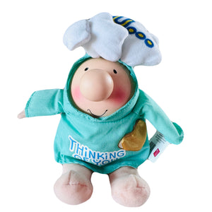 Rare New Vintage Ziggy THINKING OF YOU Friendship Care Plush Message Doll Messenger Stuffed Toy 7" 2005 Collectible by Russ / Tom Wilson