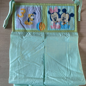 Vintage 2002 New Rare Disney Babies Minnie & Mickey Mouse with Pluto Unisex Baby Nursery Diaper Stacker